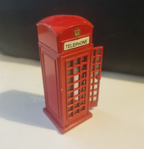 Red telephone box - red,