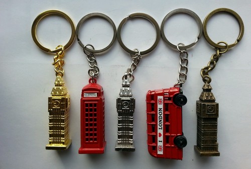 Metal keyring london big ben - metal,