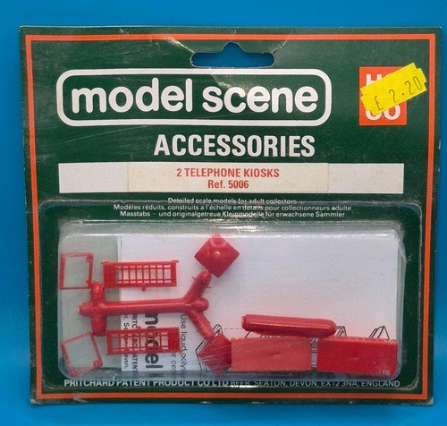 Model scene red telephone - red,