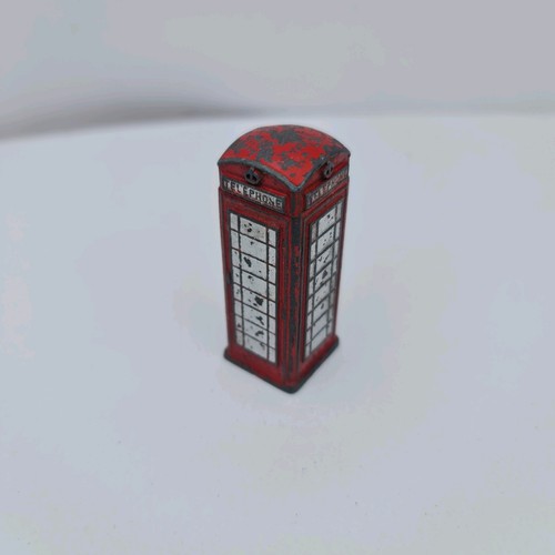 Dinky toys 12c - red, telephone